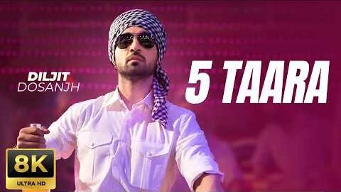5 Taara (8K Video) Diljit Dosanjh | Latest Punjabi Songs 2026 | New Punjabi Songs | Speed Records