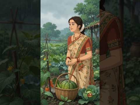 🌧️ Baarish Mein Bana Garma-Garam Desi Kaddu Ki Sabzi | Cozy Village Cooking 🌿 #indianvillage #viral