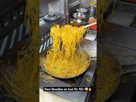Desi Noodles at Just Rs 10/-😋🔥|| Indian Street Food