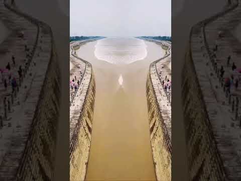 dam water release #viral #dam #water #youtubeshorts #dangerous #risk #rain