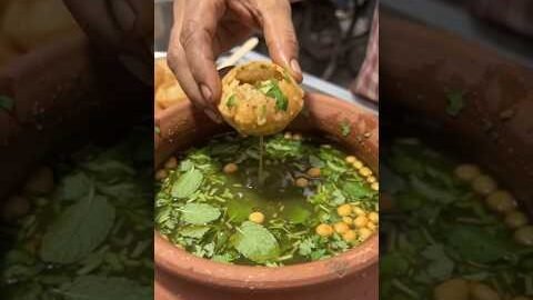 🔥😋 Pani Puri Ka Full Tasty Blast! 💦🌶️ | Desi Street Food #shorts #viral