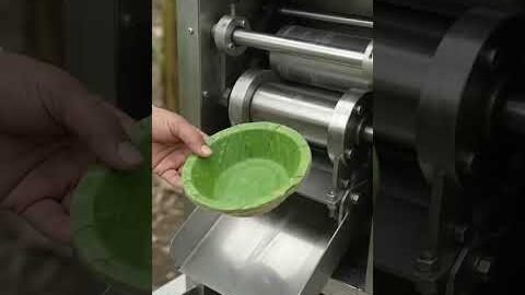 kela ke Patta se banaa katori #desi #machine #farming #agriculture #trendingshorts #agriculturemace