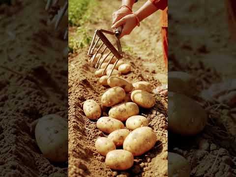 farming shorts ##aalu nikaalne ka desi jugaad## viral shots YouTube shorts