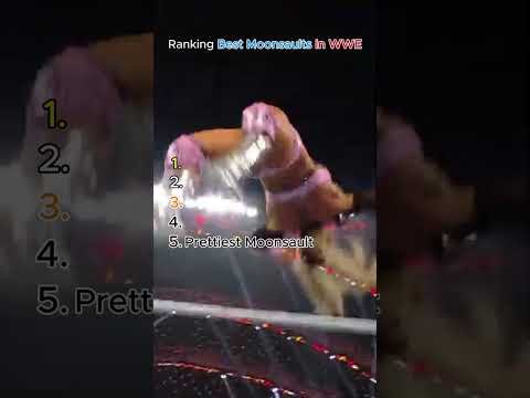 Ranking Best Moonsaults In WWE #shorts #wwe