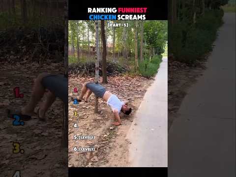 Ranking Funniest Chicken Screams 🐓🤣 #ranking #edit