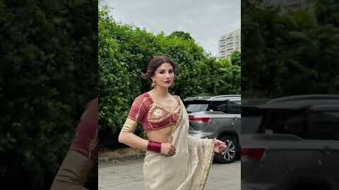 Back to saree 🥰🥰 #priyankaatyagi #saree #desi