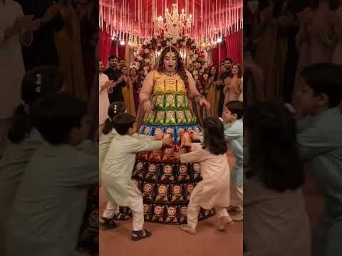 Bacho nay Mahnoor ka lays ka lehnga tordiya😂 #viral #wedding #bride #desi #indianwedding #fyp