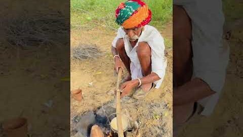 देसी तंदुरी चाय खेतों में 😍 #rajasthan #desi #culture #food #video #sukoon