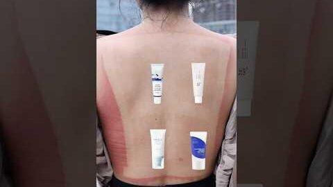 Testing 4 Viral Korean Sunscreens #sunscreen #kbeauty #sunscreentest #korea #korean
