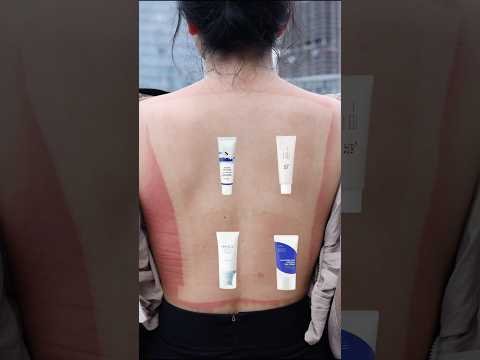Testing 4 Viral Korean Sunscreens #sunscreen #kbeauty #sunscreentest #korea #korean