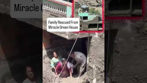 Nepal Flood | Watch How Family Was Rescued From This ‘Miracle Green House’!