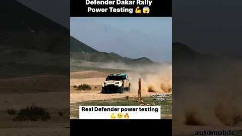 😱 Defender Dakar Rally Real Power Testing 💪 #desi #msrtc #short #tata #vlog #travel #bus #offroad