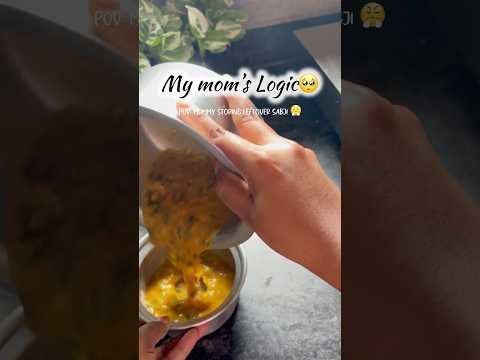 My moms logic vs my logic💕 #shorts #ytshorts #desi #desifamily #momanddaughter #funny