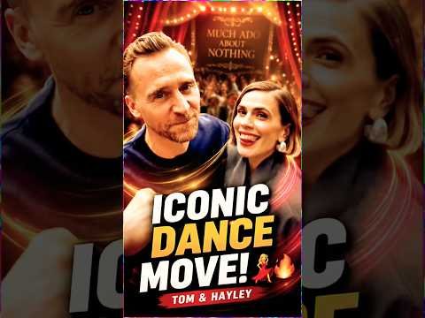 TOM & HAYLE ICONIC DANCE MOVES‼️🕺🪩💃#tom #hayley #usa #uk #iconic #dance #move #tomhiddleston #fyp