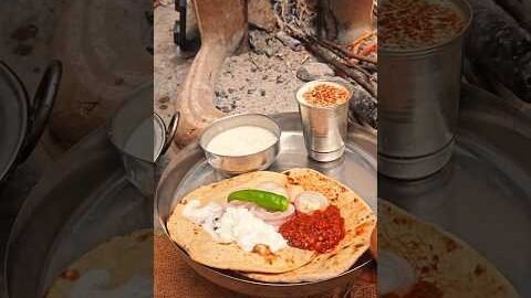 राजस्थानी खाना # #desi #food #rajasthani