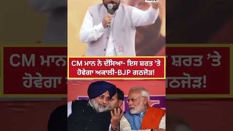 “CM Bhagwant Mann ਨੇ ਦੱਸਿਆ- ਇਸ ਸ਼ਰਤ ’ਤੇ ਹੋਵੇਗਾ Shiromani Akali Dal-BJP ਗਠਜੋੜ? | GTC News