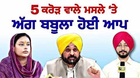 ਆਪ ਦਾ ਠੋਕਵਾਂ ਜਵਾਬ CM Bhagwant Maan Wife Gurpreet Kaur Mann 5 Crore latest news | Judge Singh Chahal