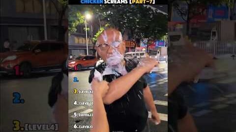 Ranking Funniest Chicken Screams 🐓🤣 #ranking #edit