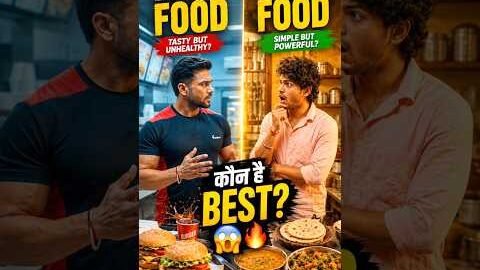 Desi Food vs Fast Food: Which is Better for Your Body? #viralshorts #viralreels #ytviral #ytshorts