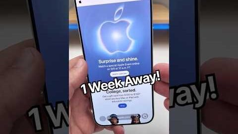 Apple iPhone 18 Pro Event is 1 Week Away!