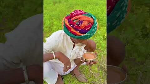 देसी घी और राजस्थानी पीढी 😍 #rajasthan #routine #work #village #work #desi #rajasthanilife