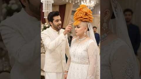 Jalebi hairstyle on Takli Dulhan 😂😭#wedding #bride #desi #funny #jalebi #foryou #shorts #viral