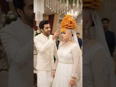 Jalebi hairstyle on Takli Dulhan 😂😭#wedding #bride #desi #funny #jalebi #foryou #shorts #viral