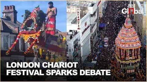 London Chariot Procession Draws Mixed Online Reactions Amid Cultural Debate in the UK #viral