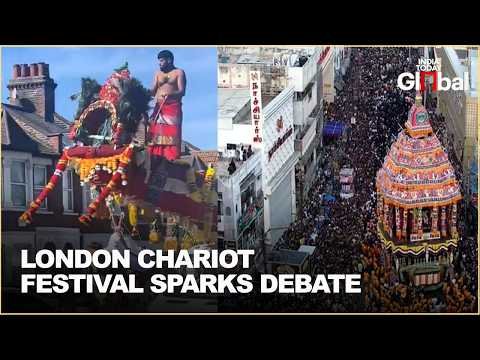 London Chariot Procession Draws Mixed Online Reactions Amid Cultural Debate in the UK #viral