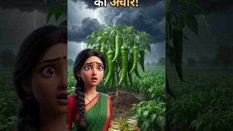 विशाल मिर्ची का अचार! 🌶️😋 #Shorts #ViralShorts #Food #Village #Desi