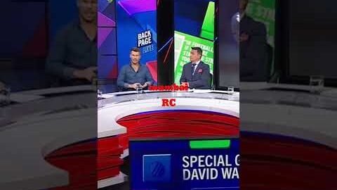 warner on the craze of RCB, MI&CSK after ipl2022 on fox cricket.