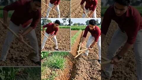 🎋 बाँस से बना दिया खेत का ऐसा औजार! 😱🚜 | Desi Jugaad #shorts #desi #kisan