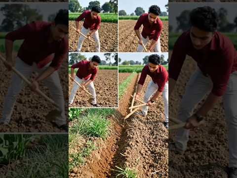 🎋 बाँस से बना दिया खेत का ऐसा औजार! 😱🚜 | Desi Jugaad #shorts #desi #kisan