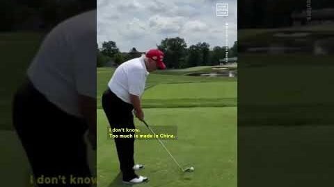 Spectators Heckle Donald Trump on Golf Course