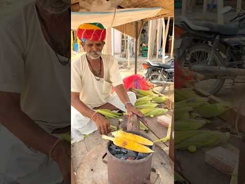 बाबा का ढाबा और गर्म भुट्टे 🥰 #village #desi #funny #rajasthani #shorts #shop #motivation #viral