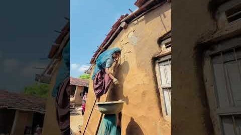 राजस्थान के घर मिट्टी से बने हुए 😍 #rajasthan #gav #villagelife #desi #culture #sukoon #viral