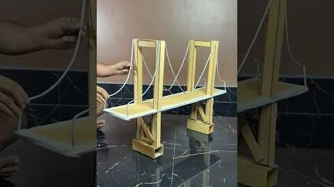Mini Tower Bridge DIY Idea — Cardboard Craft #short #reel #viral #diycrafts #youtubeshort