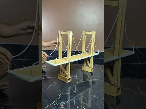 Mini Tower Bridge DIY Idea — Cardboard Craft #short #reel #viral #diycrafts #youtubeshort