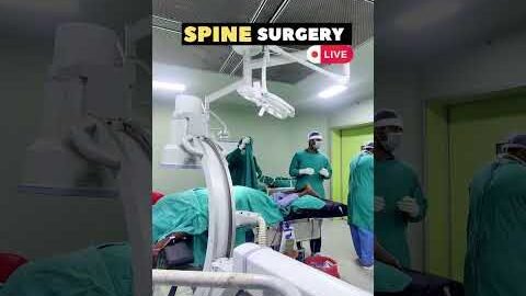 LIVE SPINE SURGERY PREP🔥😷🇮🇳 | Operation Theatre #shorts #viral #doctor #neetmotivation