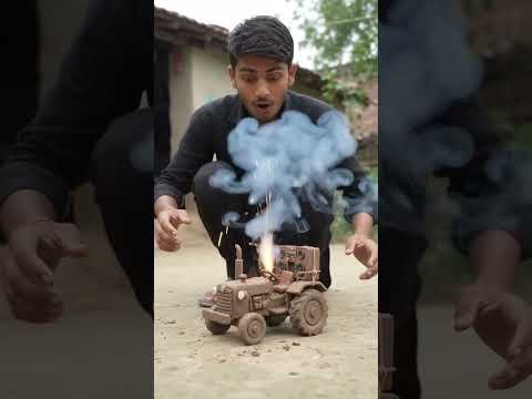 made a tractor-Dj from mud 🔥 Then the desi dance started #mudDj #dj #tractor Wala #Dj #mitti ka dj