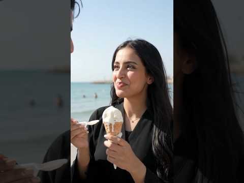 تحدي الآيس كريم على البحر #arabic #desi #respie #trending #viral #shorts