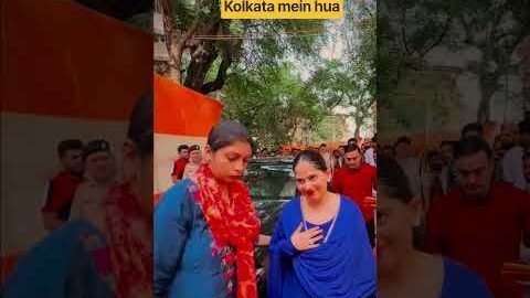 Bageshwar Dham Sarkar aur Jaya Kishori ka Milan Kolkata mein hua #bageshwardhamsarkar #jayakishori