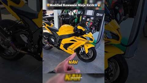 Modified Kawasaki ninja zx10r🥶🔥#shorts #ytshorts