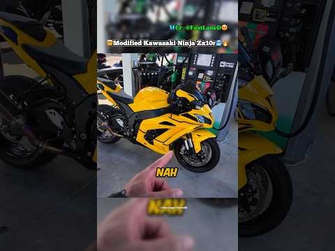 Modified Kawasaki ninja zx10r🥶🔥#shorts #ytshorts