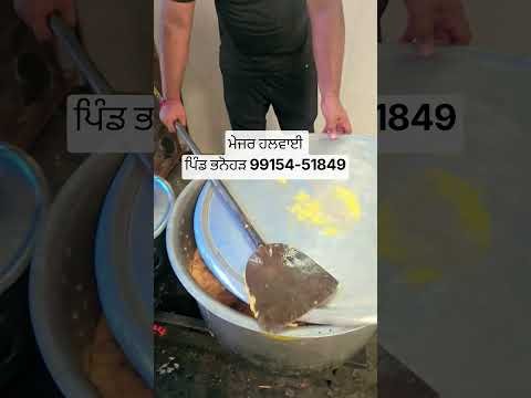 MAJER HALVAI Bhanohar #desi #punjab #punjabi #ludhiana