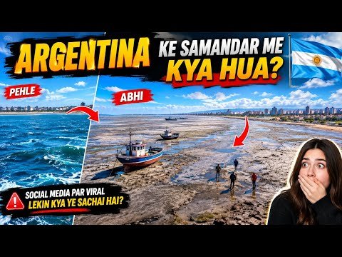 Argentina Ke Samandar Mein Achanak Kya Hua? 😱 Samandar Kahan Gaya? حقیقت سامنے آ گئی!