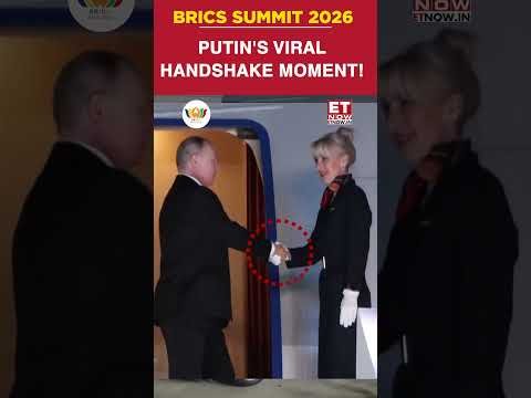 BRICS Summit 2026: INDIA WELCOMES PUTIN! Viral Handshake Moment at Arrival | #shorts #bricssummit