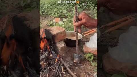 देसी कुल्हड़ वाली चाय 😍 #rajasthani #chai #desi #shorts