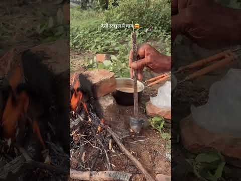 देसी कुल्हड़ वाली चाय 😍 #rajasthani #chai #desi #shorts