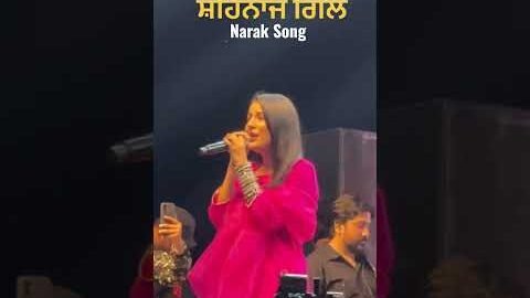Shehnaaz Gill Narak Song Live | New Punjabi Songs #shehnaazgill #live #punjabisong #shorts #viral